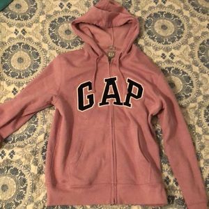GAP zip up sweatshirt - - Pink